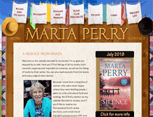 Tablet Screenshot of martaperry.com